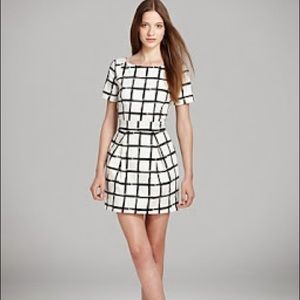 French Connection Paint Check Ritchie Dress Sz 4